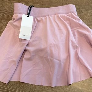 High waisted skort with an elastic waistband with inner shorts beautiful lavende